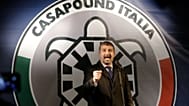 Il leader del partito di estrema destra Casapound, Simone Di Stefano, tiene un comizio elettorale in vista delle elezioni generali italiane del 4 marzo, Roma 1/03/2018