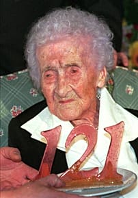 ژان کالمان فرانسوی در ۱۲‍۱ سالگی