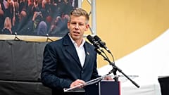 Der Vorsitzende der ungarischen Oppositionspartei Tisza, Péter Magyar.