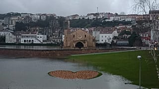 Cidade de Coimbra afetada pelas cheias