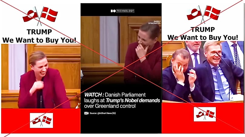 I video di parlamentari danesi che ridono sono stati estrapolati dal contesto in modo fuorviante. 