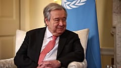 ARCHIV: Premierminister Keir Starmer empfängt UN-Generalsekretär António Guterres am Freitag, dem 16. Januar 2026, in der Downing Street zehn in London.