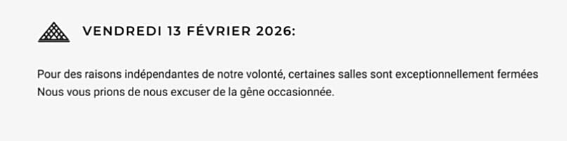 Capture d'écran du site officiel
