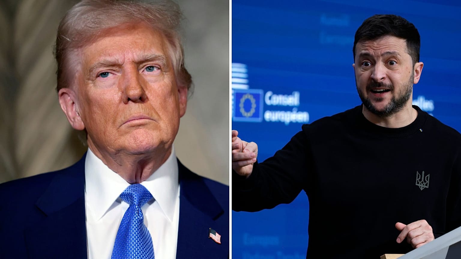 Trump és Zelenszkij 