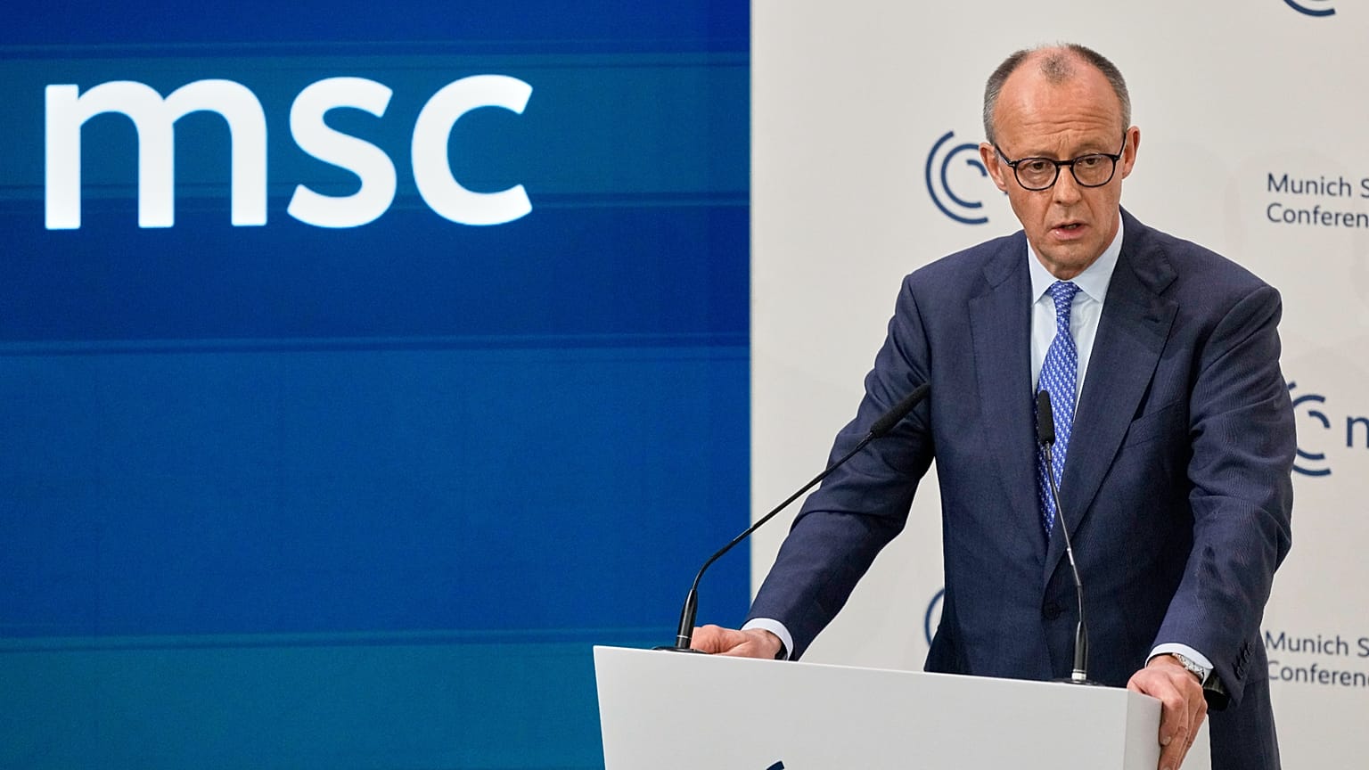 Il cancelliere Merz ha aperto venerdì la Conferenza sulla sicurezza di Monaco di Baviera