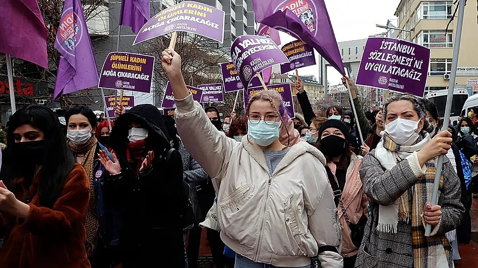 İstanbul'da bir kadın yürüyüşü / Arşiv 