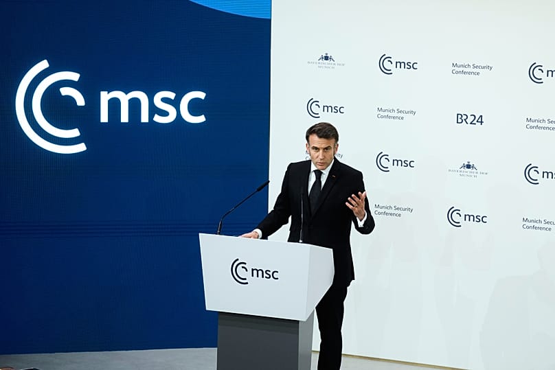 A francia elnök a müncheni konferencián
