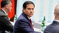 Secretary of State Marco Rubio looks on during a meeting with China's Foreign Minister Wang Yi in Munich, Germany, Friday, Feb. 13, 2026.