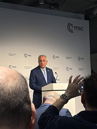 رضا پهلوی، کنفرانس امنیتی مونیخ ۲۰۲۶