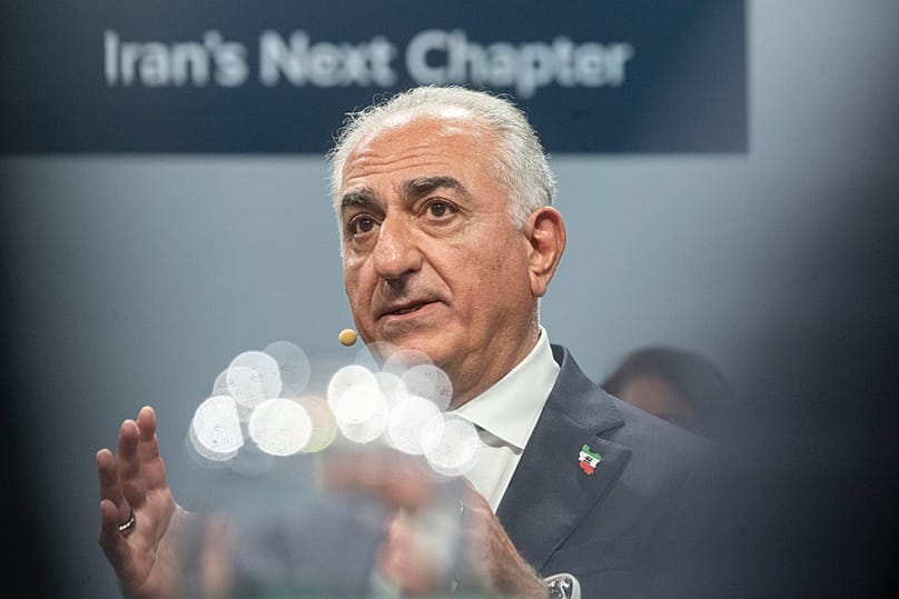 Reza Pahlavi, the son of the former Iranian Shah Mohammad Reza Pahlavi, takes part at the Munich Security Conference in Munich, Germany, on Friday, Feb. 13, 2026