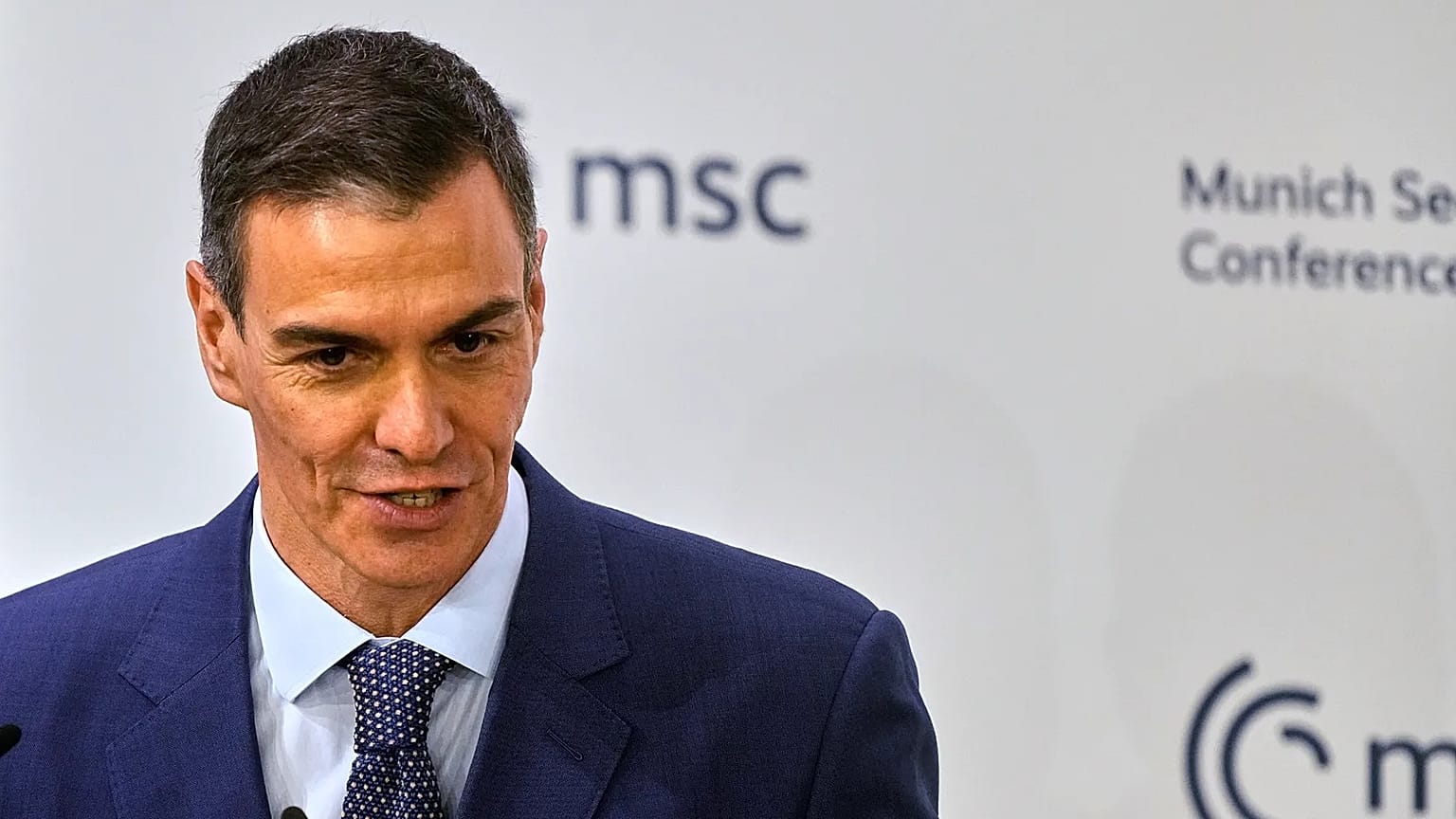 Pedro Sánchez en la Conferencia de Seguridad de Múnich, 14 de febrero de 2026
