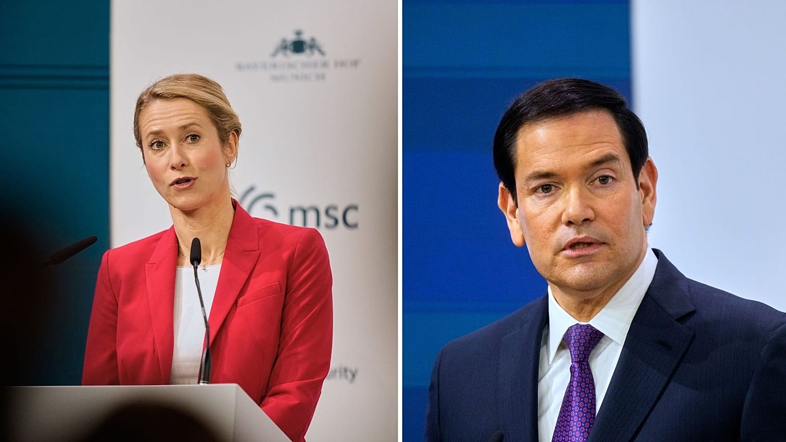 کایا کالاس و مارکو روبیو