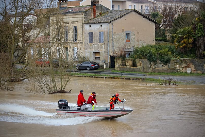 Einsatz der Feuerwehr in Marmande an der Garonne am Sonntag, den 15. Februar 2026
