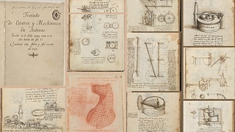 Rękopisy Leonarda da Vinci w Bibliotece Narodowej