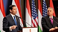 U.S. Secretary of State Marco Rubio, left, and Hungary's Prime Minister Viktor Orban hold a joint news conference in Budapest, Hungary, Monday, Feb. 16, 2026. 