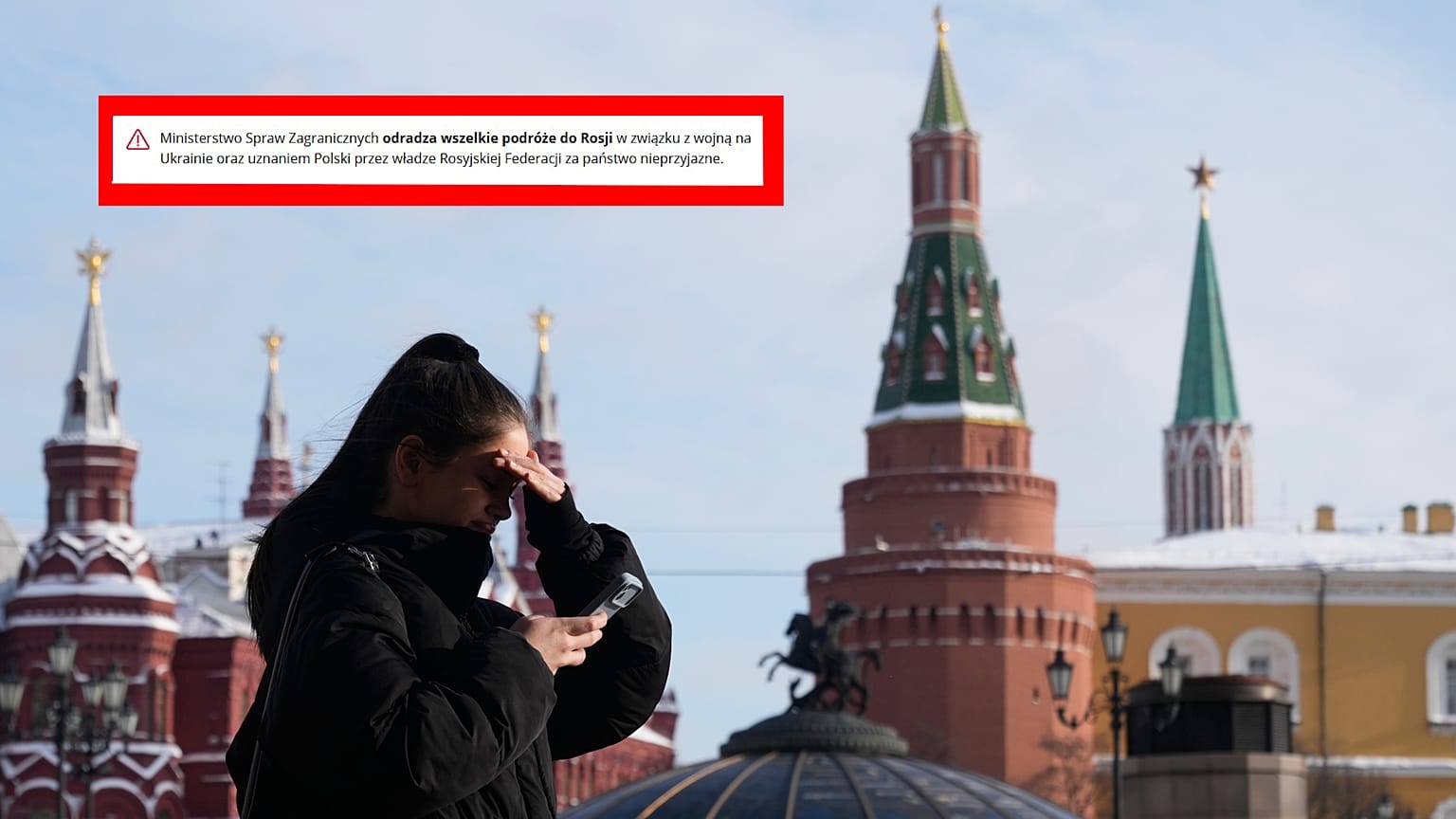 A moszkvai lengyel nagykövetség figyelmeztet.