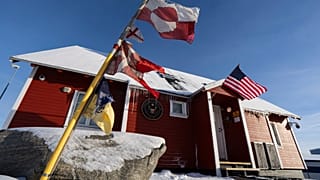 O consulado dos EUA em Nuuk, na Gronelândia.