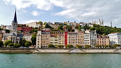 View of the Quai Fulchiron in Lyon where Quentin D. was taken in by the emergency services 