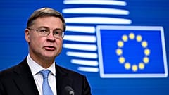 EU-Kommissar Valdis Dombrovskis.