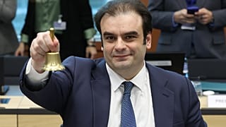 Ο Πρόεδρος του Eurogroup, Υπουργός Οιονομικών της Ελλάδας, Κυριάκος Πιερρακάκης