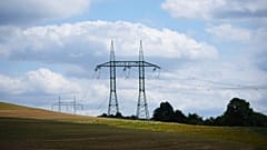 High-voltage power line pylons are seen as Czech Republic faces a major electricity blackout near Benesov, Czech Republic, Friday, July 4, 2025. 