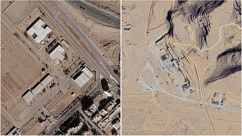 تصاویر ماهواره از دو تاسیسات موشکی در اصفهان