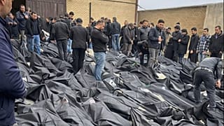 اجساد کشته‌شدگان در سردخانه کهریزک