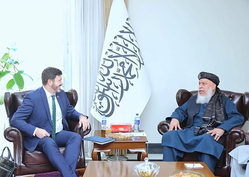 Сергей Лукашевич и Шер Мохаммад Аббас Станикзай на встрече в Кабуле, 12 января 2026 года