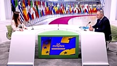 Alexandru Nazare im Euronews-Interview beim Europäischen Rat am 17. Februar 2026.