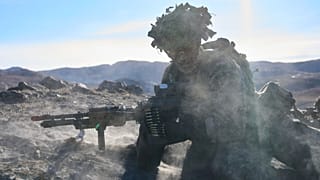 Danish military forces participate in a multi-national exercise in Kangerlussuaq, Greenland, 17 Sept 2025. 