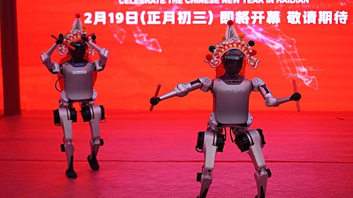 China's advanced humanoid robots perform during Spring Festival gala