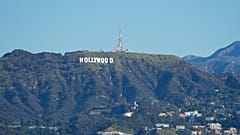 Das Hollywood-Schild ist am Mittwoch, dem siebten Januar 2026, in Los Angeles zu sehen, kurz vor der Bekanntgabe der Nominierungen für die 32. Actor Awards.