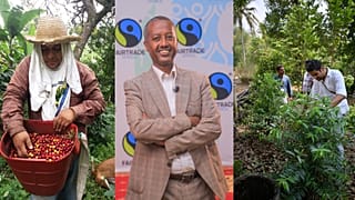 De izquierda a derecha, Eugenio Cifuentes, Dejene Dadi y Akshay Dashrath.