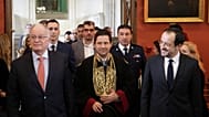 Ο πρύτανης του ΕΚΠΑ ανάμεσα στους Προέδρους της Ελληνικής και της Κυπριακής Δημοκρατίας