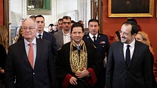 Ο πρύτανης του ΕΚΠΑ ανάμεσα στους Προέδρους της Ελληνικής και της Κυπριακής Δημοκρατίας