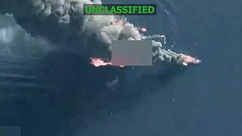 Schermata del video pubblicato dal Comando Sud sulla rete X. 