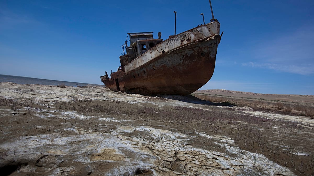 North Aral Sea regains a third of its water thanks to restoration efforts spearheaded by Kazakhstan