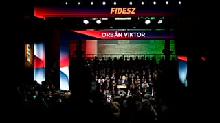 Orbán Viktor miniszterelnök a Fidesz-KDNP országos listájának bemutatásán Budapesten, 2026. február 16-án