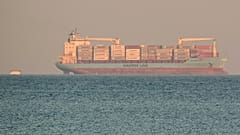 Das unter dänischer Flagge fahrende Handelsschiff Alexander Maersk im Juni 2018