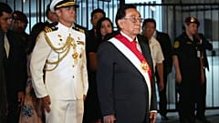 José María Balcázar em Lima, a 18 de fevereiro