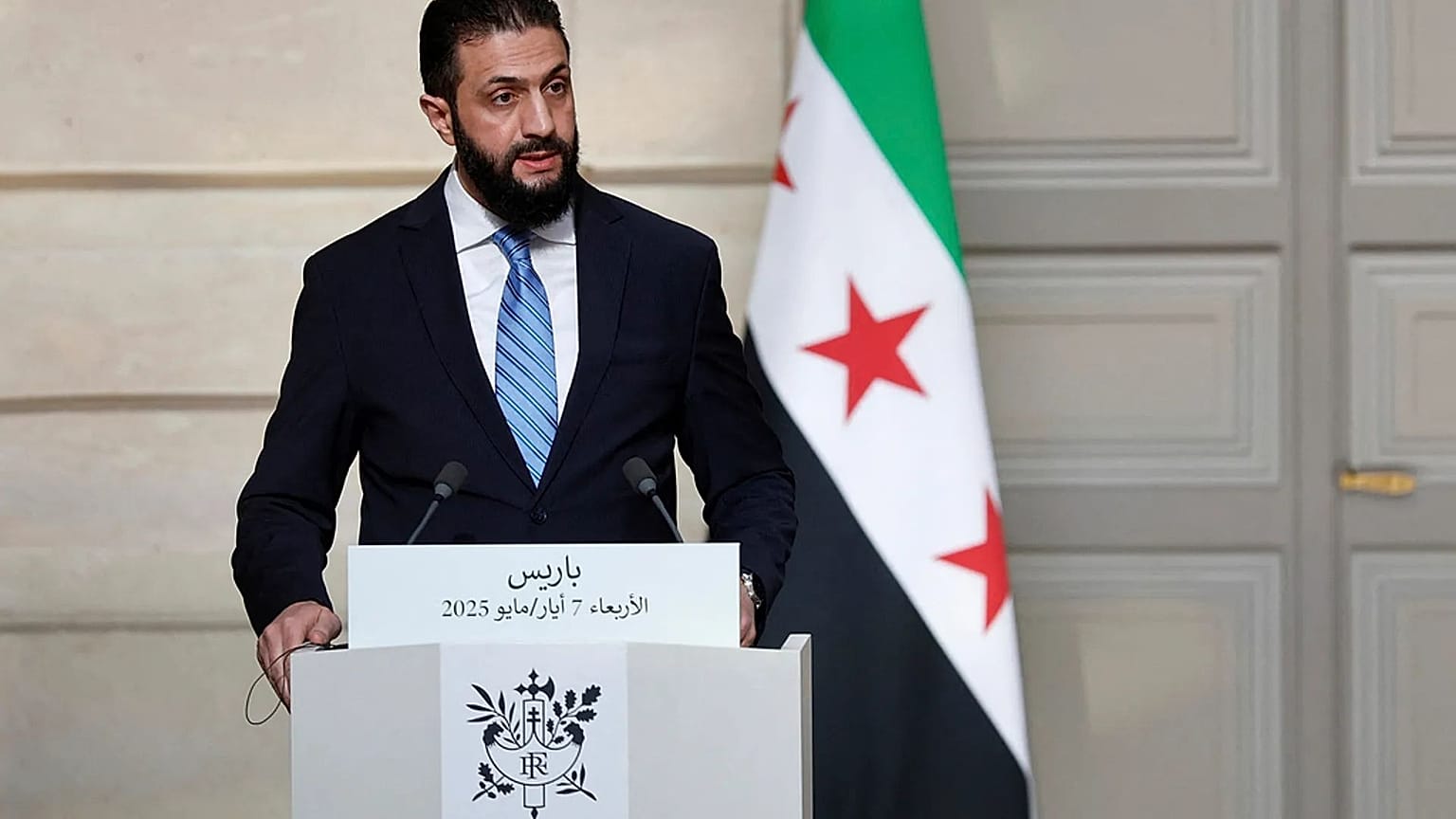 Suriye geçici Devlet Başkanı Ahmed eş-Şara