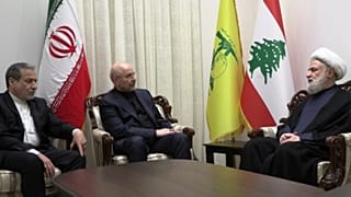 دیدار عراقچی و قالیباف با نعیم قاسم، دبیرکل حزب‌الله در بیروت