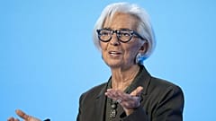 Presidente do BCE, Christine Lagarde, fala numa conferência de imprensa, Frankfurt, Alemanha, 5 de fevereiro de 2026