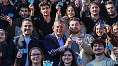 Özgür Özel, Boğaziçi Üniversitesi'nde, 19 Şubat 2026.