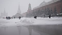 Nicht das erste Mal in diesem Winter: Schneemassen in Moskau