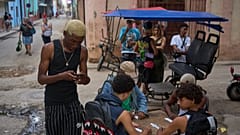 Una foto de la vida diaria de los cubanos en La Habana.