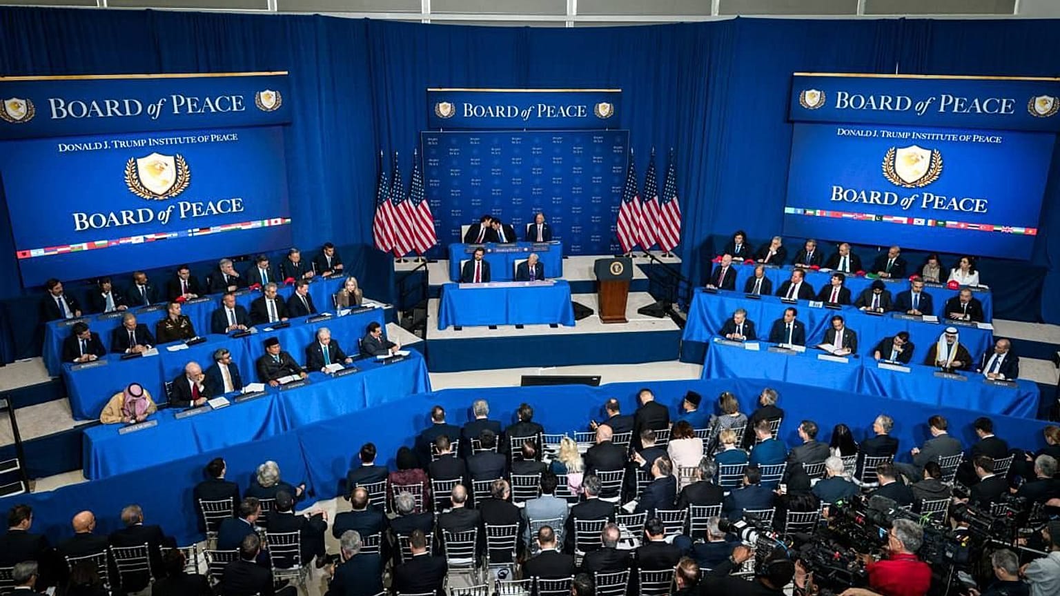 Board of Peace inaugural meeting 