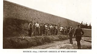 Φωτογραφίες από την εκτέλεση Ελλήνων αγωνιστών στην Καισαριανή