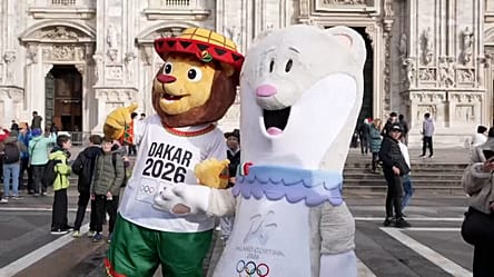 De Milan Cortina à Dakar 2026: les mascottes olympiques Tina et Ayo réunies