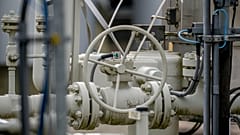 Rohre des Gasspeichers Reckrod in der Nähe von Eiterfeld, Deutschland, am 14. Juli 2022